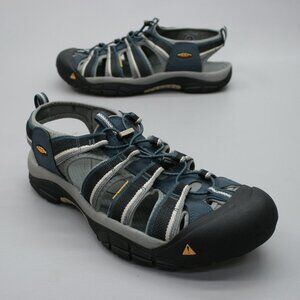KEEN Men's 17 Newport H2 Blue Black Waterproof Hiking Bumper-toe Sport Sandals